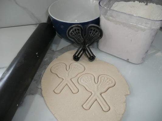 Lacrosse Sticks Plastic Cookie Cutter