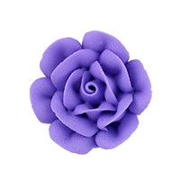 Large Royal Icing Rose Lavender, 4 Pack