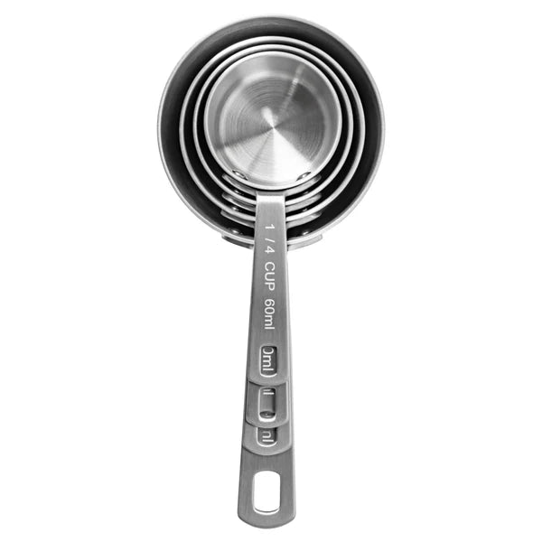 Measuring Cup Set, Stainless Steel, 4 Piece