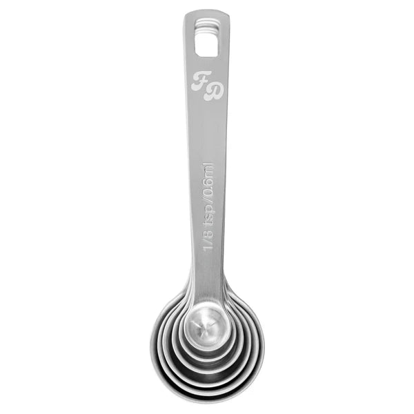 Measuring Spoon Set, Stainless Steel, 6 Piece