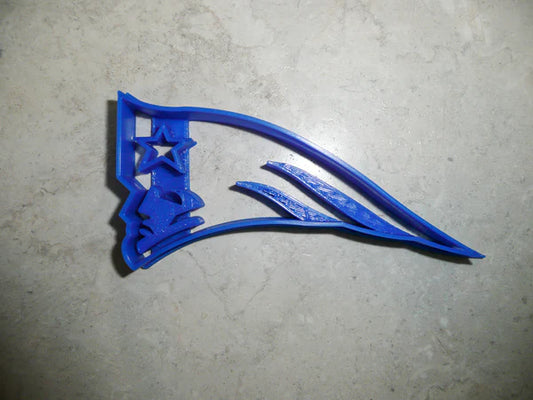 New England Patriots NFL Football Logo Plastic Cookie Cutter