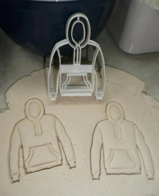 Hoodie Hooded Sweatshirt Plastic Cookie Cutter