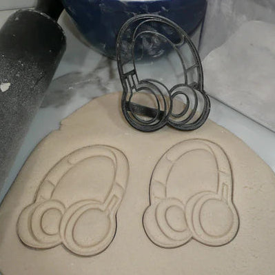Headphones Gaming Music Plastic Cookie Cutter