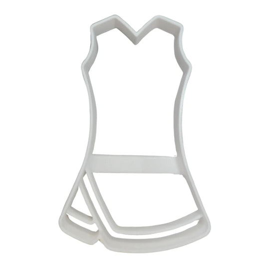 Cheerleader Uniform Plastic Cookie Cutter