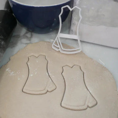 Cheerleader Uniform Plastic Cookie Cutter