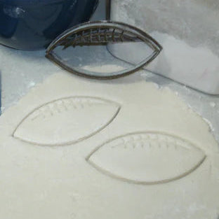 Football with Laces Plastic Cookie Cutter