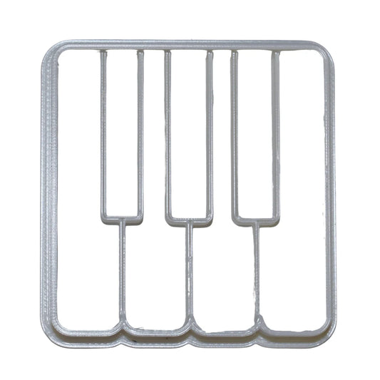 Piano Keys Music Keyboard Plastic Cookie Cutter
