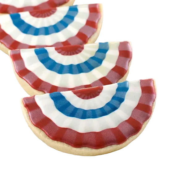 Half Round / Taco / Citrus Slice / Bunting Cookie Cutter