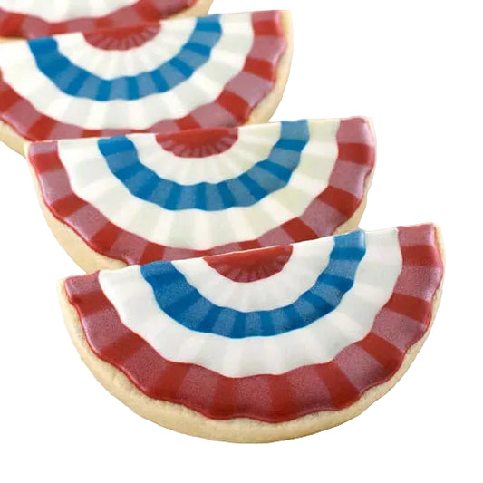 Half Round / Taco / Citrus Slice / Bunting Cookie Cutter