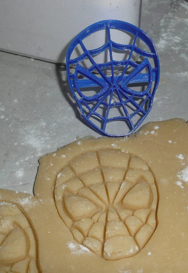 Spiderman Mask Small Plastic Cookie Cutter