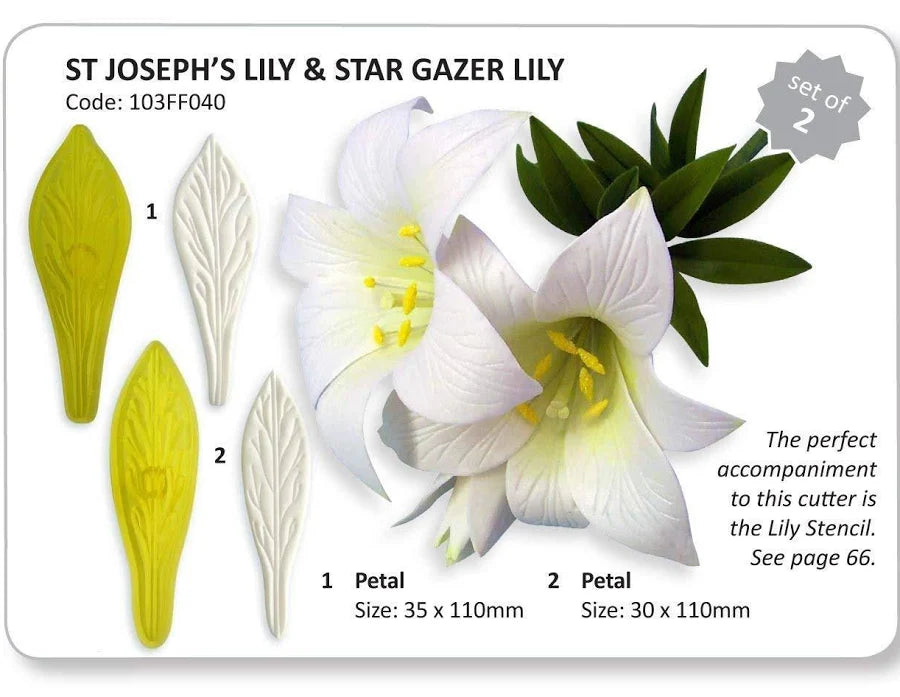 Star Gazer Lily Cutter Set, 2 Piece