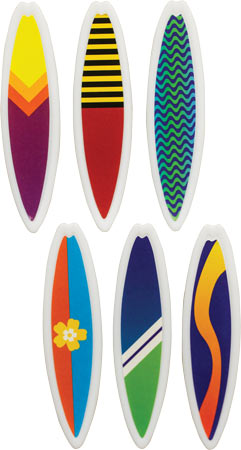 Surfboard Toppers, 6 Pack