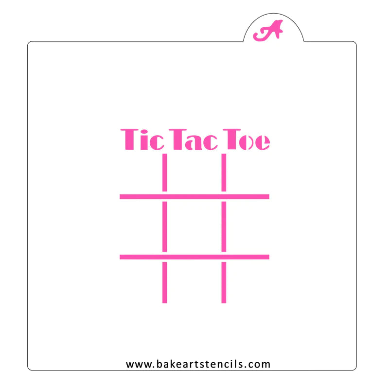 Tic Tac Toe Game Cookie Stencil – Lorraines Cake & Candy Supplies