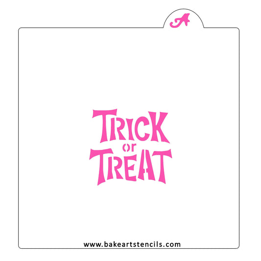 Trick or Treat Cookie Stencil