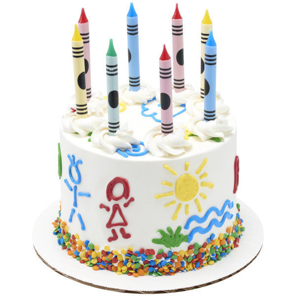 Crayon Candles, 10 pack