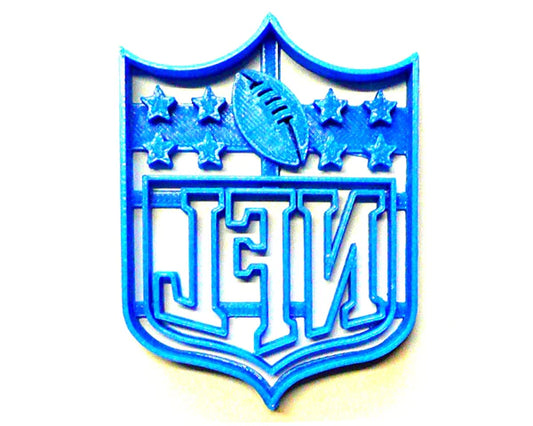NFL Football Logo Plastic Cookie Cutter
