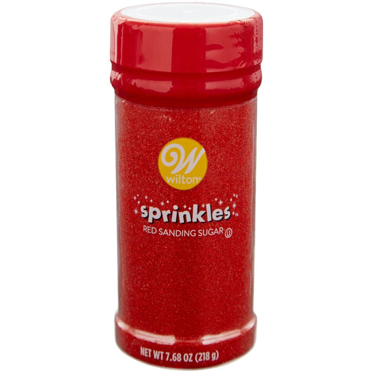 Red Sanding Sugar, Wilton 7.68 oz