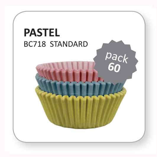 Pastel Baking Cups, Standard 60pk