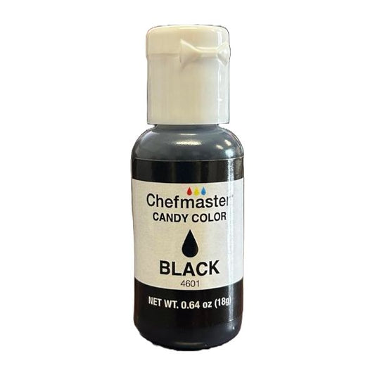 Black Candy Color Oil, .64oz (Chefmaster)