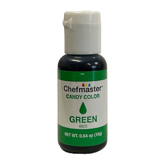 Green Candy Color Oil, .64oz (Chefmaster)