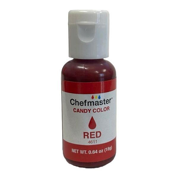Red Candy Color, .64oz (Chefmaster)