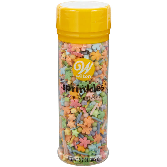 Pastel Rainbow Flower Sprinkle Mix, 3.7 oz