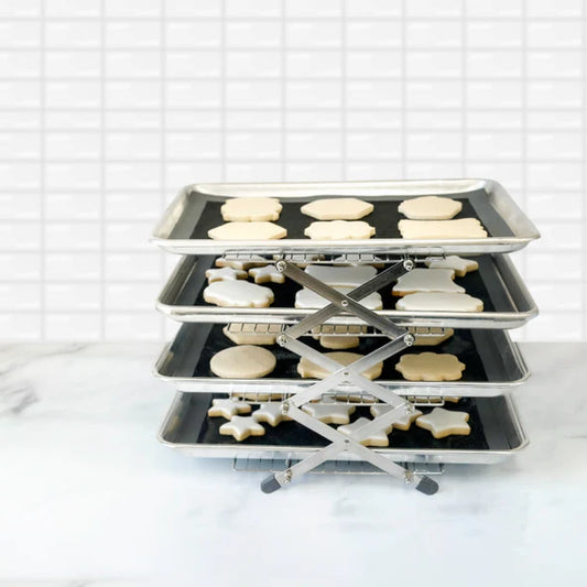 Collapsible Cookie Cooling Rack, 4-Tier