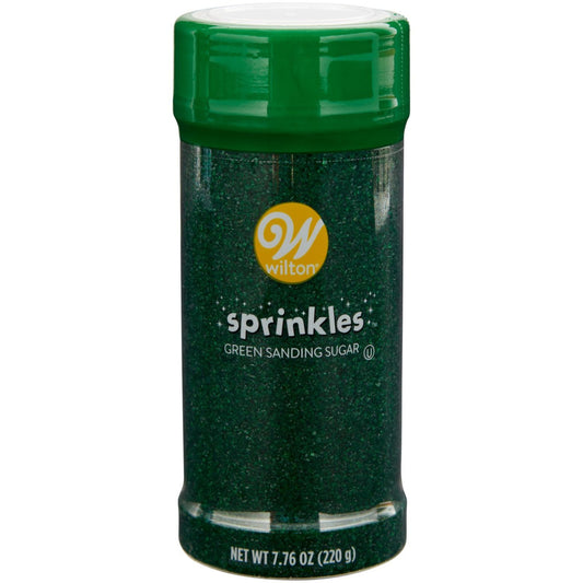 Green Sanding Sugar, Wilton 7.7 oz