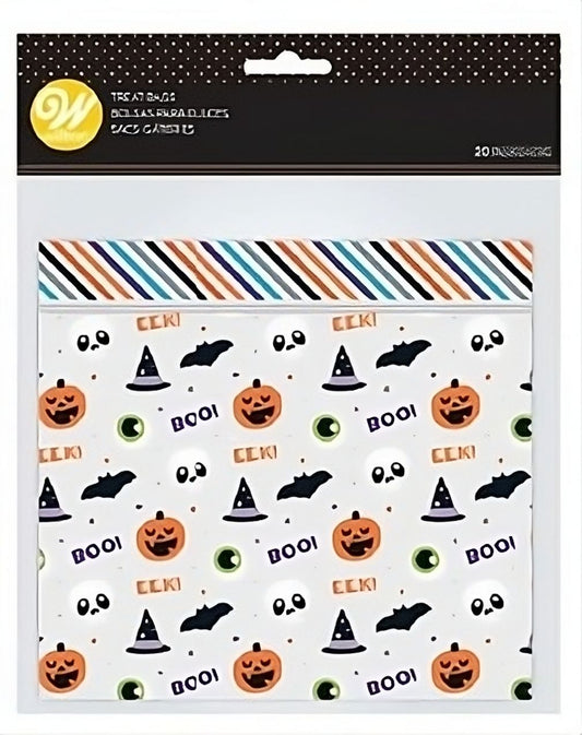 Halloween BOO EEK Resealable Treat Bag, 20 pack