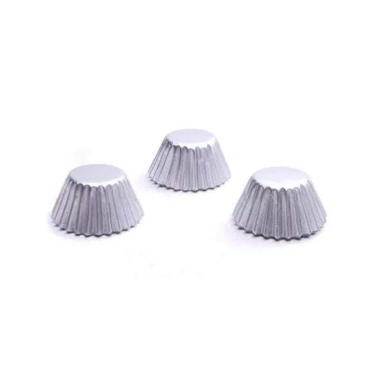 Petit-Four Cups, Silver Foil, 48 Pack