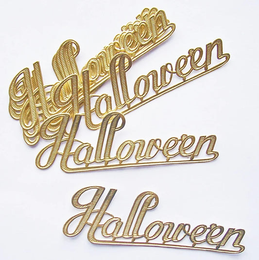 Halloween Foil Script 3-Pack