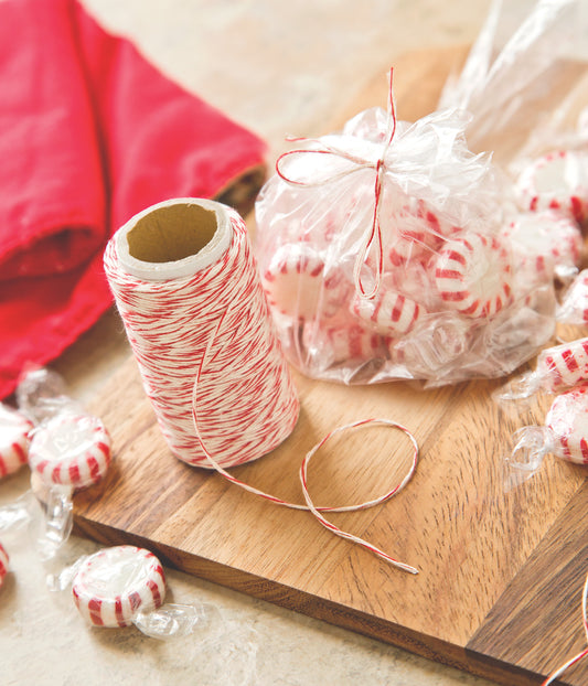 Cotton Twine Red, 65 Yards