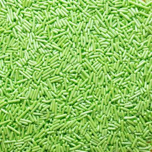 Jimmies Pearl Green Bits, 3oz