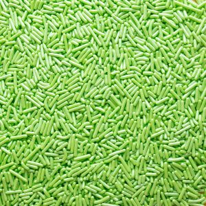 Jimmies Pearl Green Bits, 3oz