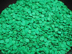 Confetti Green Sequins,  2 oz