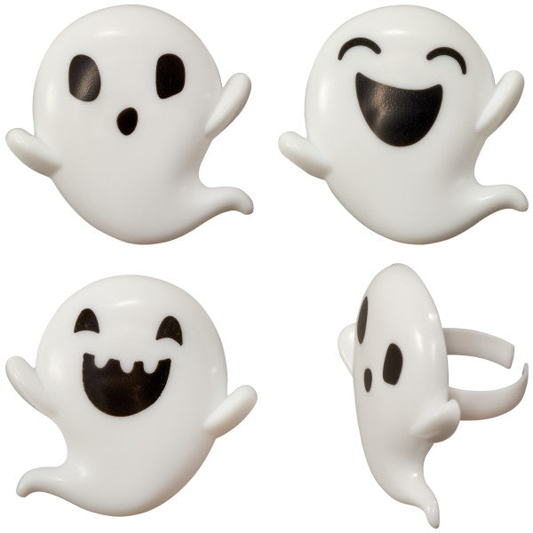 Ghost Cupcake Rings, 8 Pack