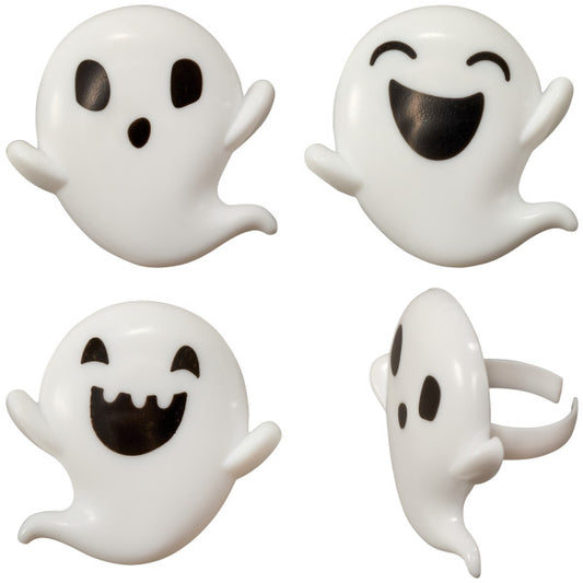 Ghost Cupcake Rings, 8 Pack