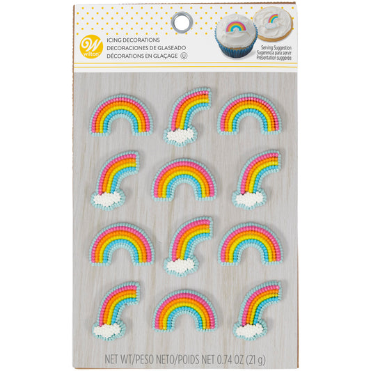 Rainbow Icing Decorations, Dot Matrix