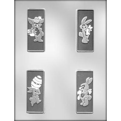 Cute Bunny Chocolate Bar Mold