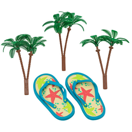 Summer Flip Flops Topper Set