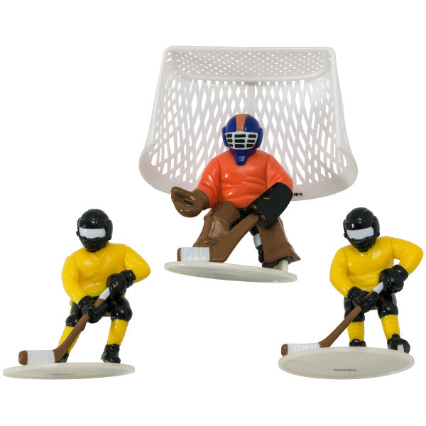 Hockey Face Off Cake Topper