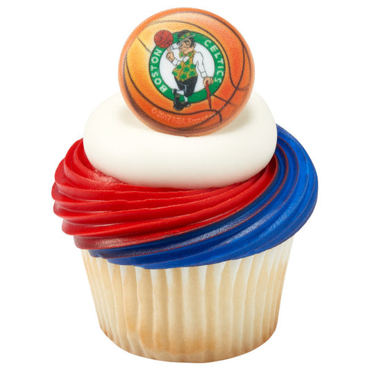 Boston Celtics Basketball Rings, 8 Pack