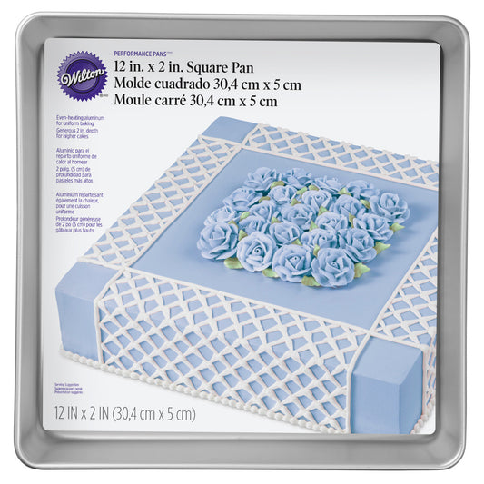 Square Pan, 12x2", Wilton Performance