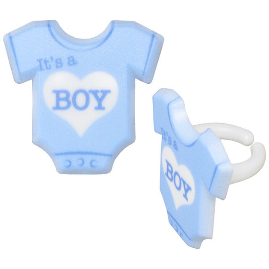 Boy Onesie Rings 8 Pack