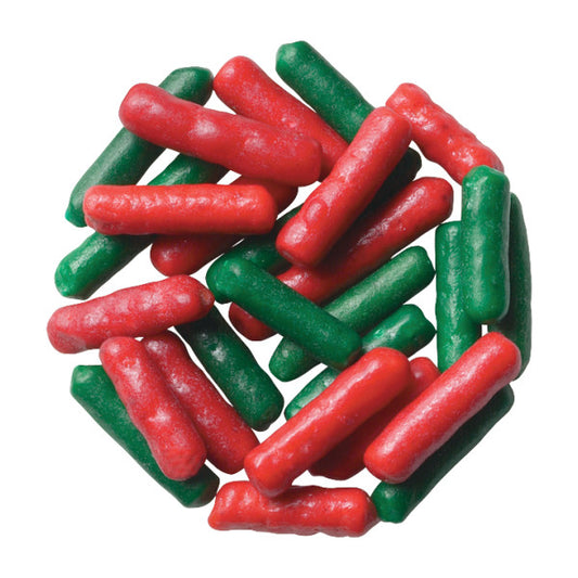 Jimmies, Red and Green, 3oz