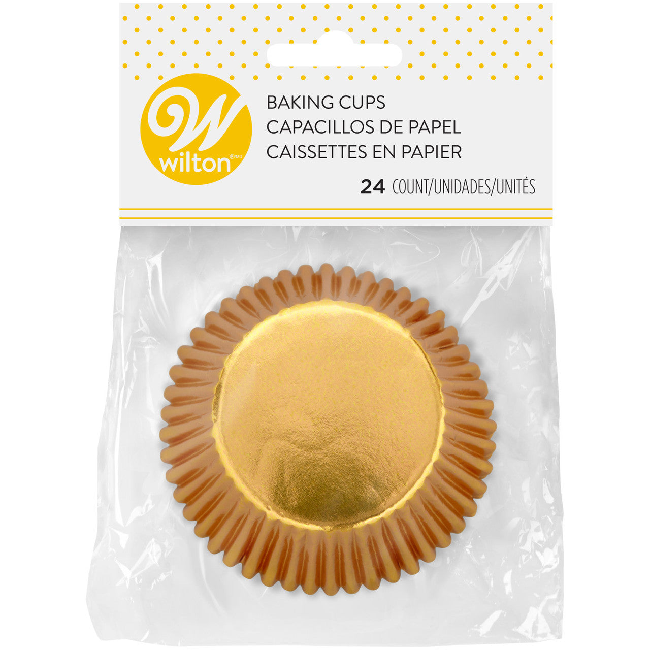 Gold Foil Cupcake Liner, 24 pack