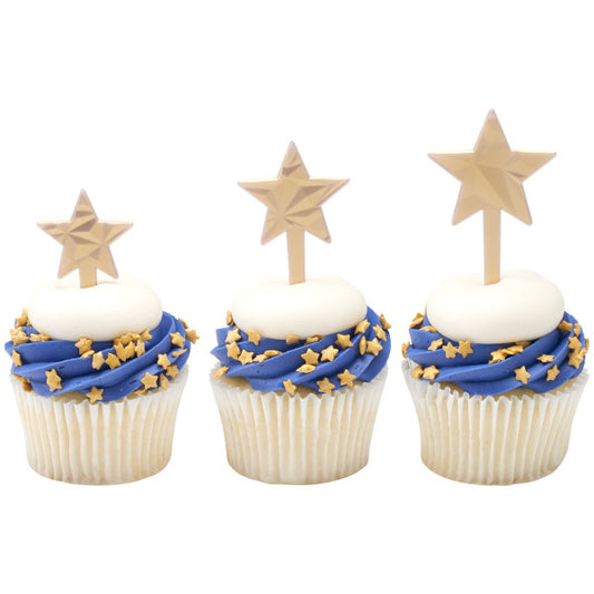 Stars Assortment DecoPics, 6pk