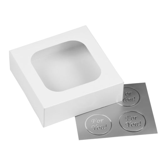 Wilton Treat Box 4.5" x 4.5" x 1.5", 3 Pack