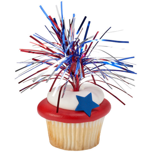 Tinsel Pick, Patriotic, 2 Pack