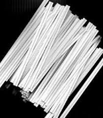 Twist Ties, White, 50 Pack